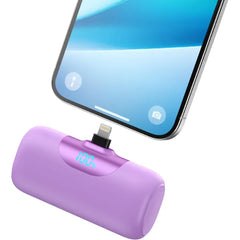 APHUWJ Mini Portable Charger for iPhone,Upgraded 22.5W PD Fast Charging 5500mAh Ultra-Compact Power Bank,LCD Display Plug-in Cute Battery Pack Travel Essentials for iPhone 14/14Pro/13/12/11/X/8/7/6