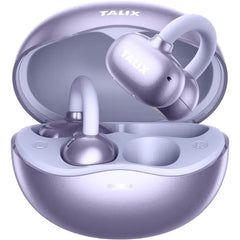 TALIX Ultra Open Ear Earbuds X6, Clip-On Headphone with Directional Sound, Ultra-Light Comfort Fit, Bluetooth 5.4 Wireless Earbuds, 26H Playtime, Spatial Sound, for Running, Workout & Daily Use
