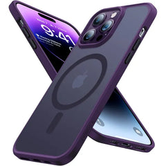 TORRAS Magnetic Guardian Case for iPhone 14 Pro Max (6.7″) – MagSafe Compatible Slim Translucent Matte Protective Cover, Military-Grade Drop Tested