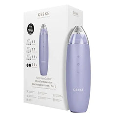 GESKE SmartAppGuided MicroDermabrasion Blackhead Remover 7 in 1 Blackhead Remover Electric Pore Cleaner Innovative Vacuum Cup Beauty Tool Skin Cleansing Device Skincare Device