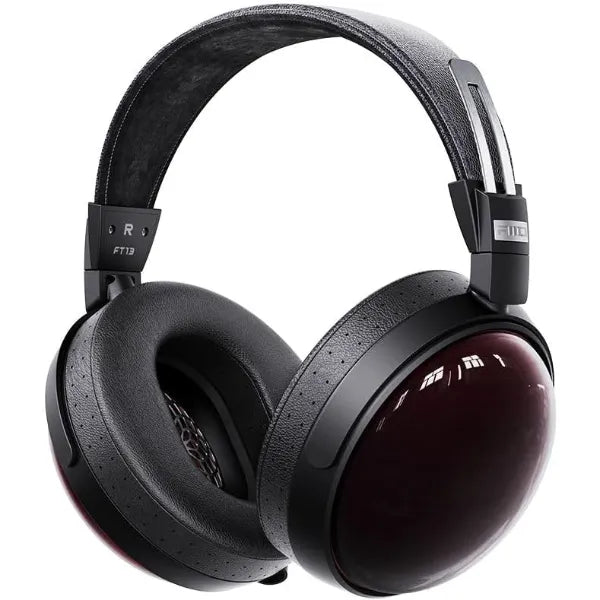 FiiO FT13 Audiophile Closed-Back Headphones, 60mm Large Dynamic Driver with W-Shaped Wool & Nano Wood Fiber Diaphragm, Premium Purpleheart Wood Design, Furukawa Copper Hybrid Cable