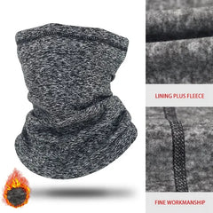 Pushtek Men's Windproof Fleece Neck Warmer & Ski Mask