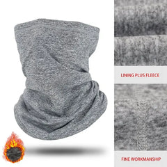 Pushtek Men's Windproof Fleece Neck Warmer & Ski Mask