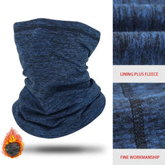 Pushtek Men's Windproof Fleece Neck Warmer & Ski Mask