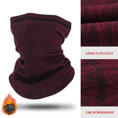 Pushtek Men's Windproof Fleece Neck Warmer & Ski Mask