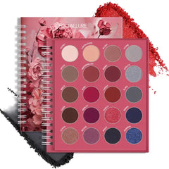 FOCALLURE BLOOMING FLOWERS SERIES Eyeshadow Palette, 20 Colors Eye Shadow Pallete, Highly Pigmented Shimmer & Matte Shades, Blendable, Long Lasting, Cosmetics Gift Kit