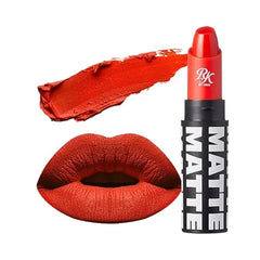 Ruby Kisses Lipstick, Matte Finish, Long-Lasting, Highly Pigmented, Smooth Apply, Full Coverage Lip Color Makeup