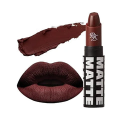 Ruby Kisses Lipstick, Matte Finish, Long-Lasting, Highly Pigmented, Smooth Apply, Full Coverage Lip Color Makeup