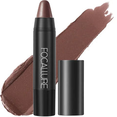 FOCALLURE Ultra Chic Metallic Lipstick,Rich Vitamin E Lip Crayon, Lightweight Shinning Color without Drying or Fading, Long Lasting Lips Makeup