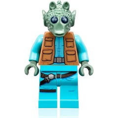 LEGO Star Wars Minifigure - Greedo The Bounty Hunter (with Belt and Blaster) 75205
