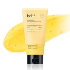 belif Super Knights Cleansing Mask, 3 in 1 Facial Mask & Cleanser with Hyaluronic Acid, Squalane, Madecassoside For Dry and Sensitive Skin Korean Skincare (5.0 fl. oz)