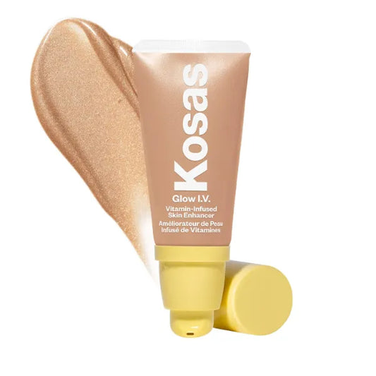 Kosas Glow I.V. Vitamin-Infused Skin Enhancer Face Makeup - Tinted Beauty Highlighter for a Healthy Glow