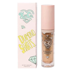 KimChiChic Beauty Diamond Sharts Liquid Glitter Eyeshadow, Cream Eyeshadow and Body Glitter Makeup