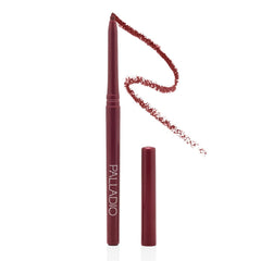 Palladio Retractable Waterproof Lip Liner High Pigmented and Creamy Color Slim Twist Up Smudge Proof Formula with Long Lasting All Day Wear No Sharpener Required