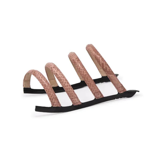 Solely Jane Raleigh Heel with Brown Base Option - Rouge
