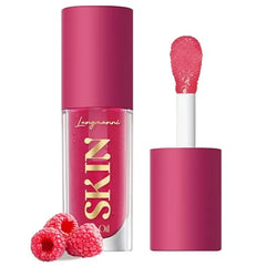 LANGMANNI Lip Oil,No Sticky Gloss Lip Balm Lip Care,Fruit Flavoured Lip Oil For Dry Lip's Moisturizing Hydrating And Nourishing