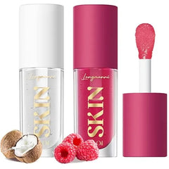 LANGMANNI Lip Oil,No Sticky Gloss Lip Balm Lip Care,Fruit Flavoured Lip Oil For Dry Lip's Moisturizing Hydrating And Nourishing
