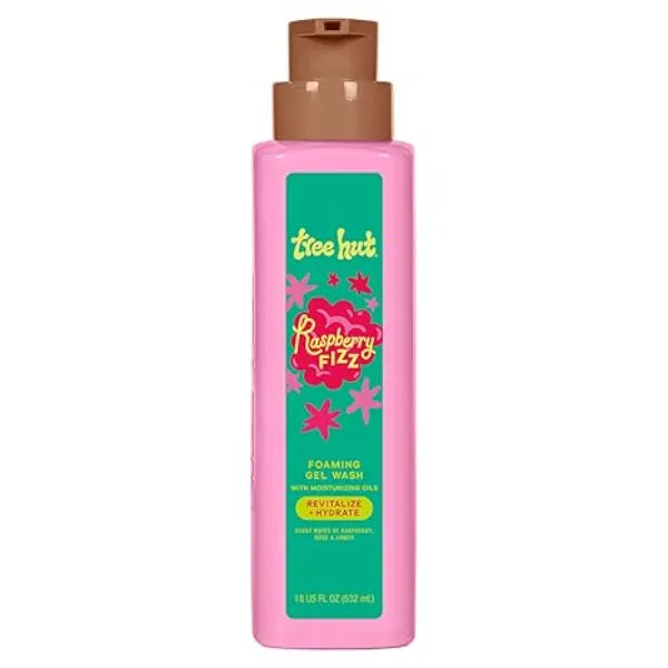 Tree Hut Foaming Gel Body Wash, Hydrating & Moisturizing Shower Gel for Soft, Glowing Skin, Fruity Scent