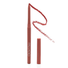 Palladio Retractable Waterproof Lip Liner High Pigmented and Creamy Color Slim Twist Up Smudge Proof Formula with Long Lasting All Day Wear No Sharpener Required