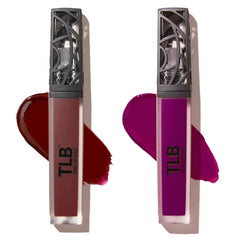 The Lip Bar - Nonstop Liquid Matte Lipstick Mini 2-Pack- High Pigment - One Swipe - Long Lasting - Jojoba Oil & Vitamin E - Vegan - .24 fl oz each