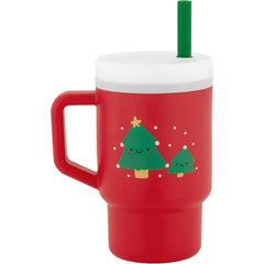 Infantino My 1st Tumbler 9 Oz Silicone Sippy Cup with Straw & Handle