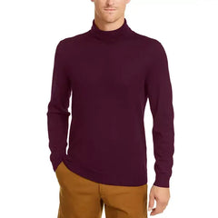 Men's Merino Wool Blend Turtleneck Sweater