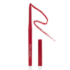Palladio Retractable Waterproof Lip Liner High Pigmented and Creamy Color Slim Twist Up Smudge Proof Formula with Long Lasting All Day Wear No Sharpener Required