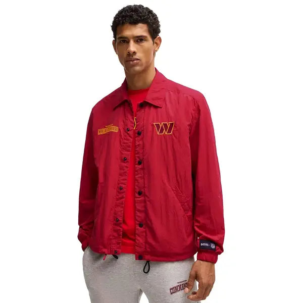 Hugo Boss x NFL Embroidered Branding Water-Repellent Jacket