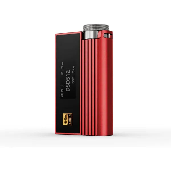iBasso Nunchaku Portable Tube DAC & Headphone Amplifier – Dual Vacuum Tubes, Hi-Res Audio USB DAC/Amp with 3.5mm & 4.4mm Outputs