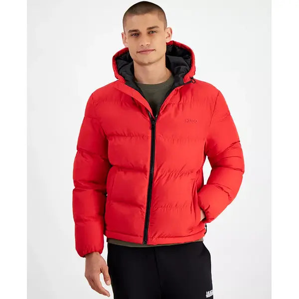 Men's Beazly2436 Slim-Fit Quilted Full-Zip Hooded Puffer Jacket
