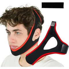 ADRUITE Anti Snoring Chin Strap – Breathable Adjustable Jaw Support Sleep Strap for Men & Women
