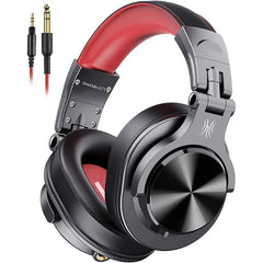 OneOdio A71 Hi-Res Studio Recording Headphones - Wired Over Ear Headphones with SharePort, Monitoring Mixing Foldable Headset with Stereo Sound, 3.5/6.35MM Jack for PC Computer DJ Guitar