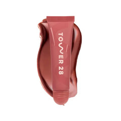 Tower 28 LipSoftie Tinted Lip Balm Treatment - Hydrating Glossy Balm + Overnight Lip Mask with Jojoba Oil + Shea Butter, Sweet, Cushiony Formula for Smooth, Soft Lips, SOS Vanilla