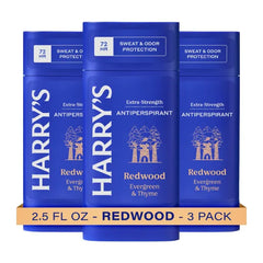 Harry's Extra-Strength Antiperspirant Deodorant, Sweat & Odor Control Antiperspirant for Men - 2.5 oz Pack of 3