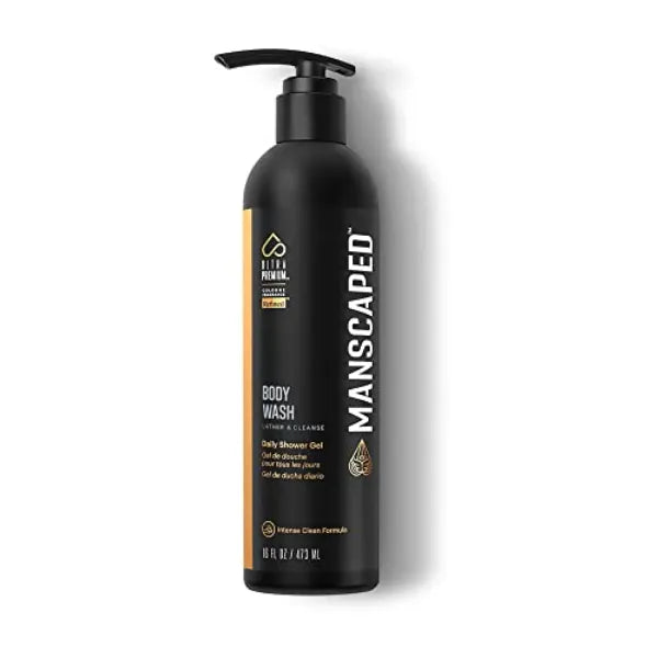 MANSCAPED Men's UltraPremium Body Wash, Luxurious Clean Formula Infused with Aloe Vera and Sea Salt, Refreshing and Nourishing Daily Shower Gel for Hydrating Skin, 16 Fl Oz