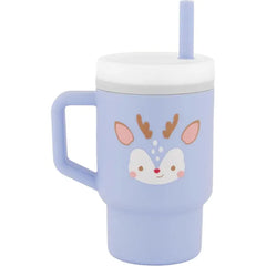 Infantino My 1st Tumbler 9 Oz Silicone Sippy Cup with Straw & Handle