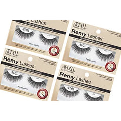Ardell Remy Lashes – Remy Hair False Eyelashes with Invisiband, Soft & Lightweight Strip Lashes, 4 Pack