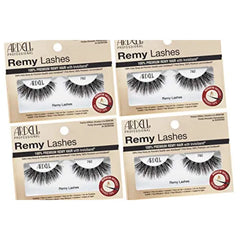 Ardell Remy Lashes – Remy Hair False Eyelashes with Invisiband, Soft & Lightweight Strip Lashes, 4 Pack