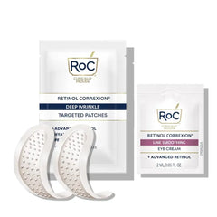 RoC Retinol Correxion Deep Wrinkle Treatment – Retinol Serum, Wrinkle Filler & Targeted Patches for Fine Lines, Dark Spots & Expression Wrinkles