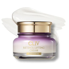 CLIV Korean Skincare Moisturizer – Retinol Lifting, Carnosine & Multi Hyaluronic Creams for Firming, Smoothing, Hydrating & Youthful Skin - 1.69 fl oz (50ml)
