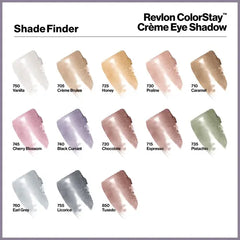 Revlon ColorStay Waterproof Matte and Shimmer Cream Eyeshadow, 24hr Wear, 720 Chocolate
