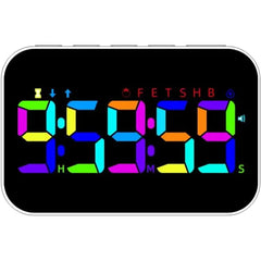 WUDAUG Rechargeable RGB Digital Kitchen Timer with Countdown, Vibration Alert & Adjustable Brightness for Cooking & Study