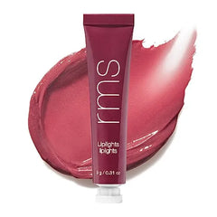 RMS Beauty Liplights Cream Lip Gloss - Tinted Lip Gloss, Lip Plumper & Balm with Jojoba Oil for Hydration
