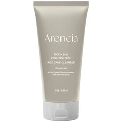 ARENCIA Rice Cake Face Cleanser – Deep Pore Targeted Treatment with Salicylic Acid, LHA & AHA for Acne & Sebum Control, 5.07 fl oz