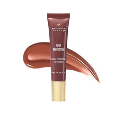 Westmore Beauty Pout Perfector Lip Gloss Intensely Hydrating Sheer Tinted Balm with Hyaluronic Acid & Vitamin E Plumps & Nourishes Dry, Cracked Lips for a High Shine Finish