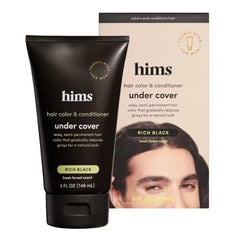 hims Under Cover Color & Conditioner for Men - Semi Permanent, Moisturizes, Blends Grays, Fresh Forest Scent - 5 fl oz