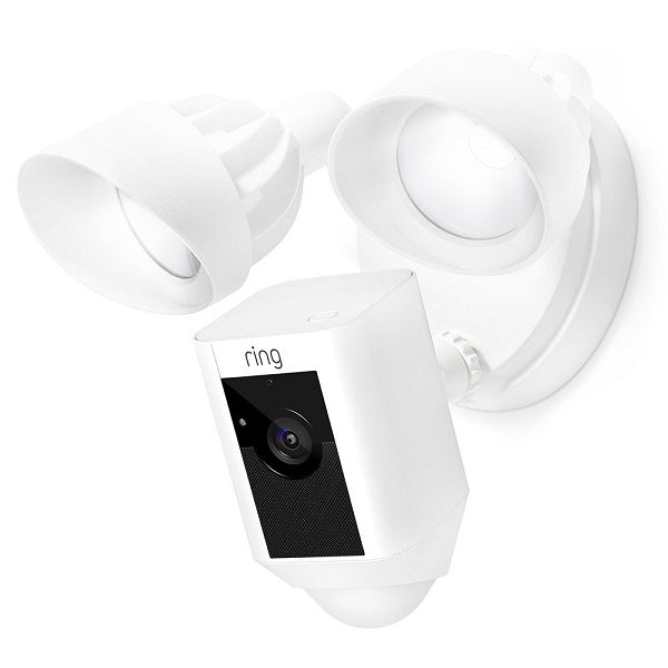 Ring Floodlight Motion Activated Security Camera - White