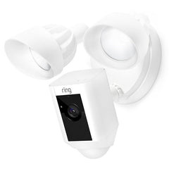 Ring Floodlight Motion Activated Security Camera - White
