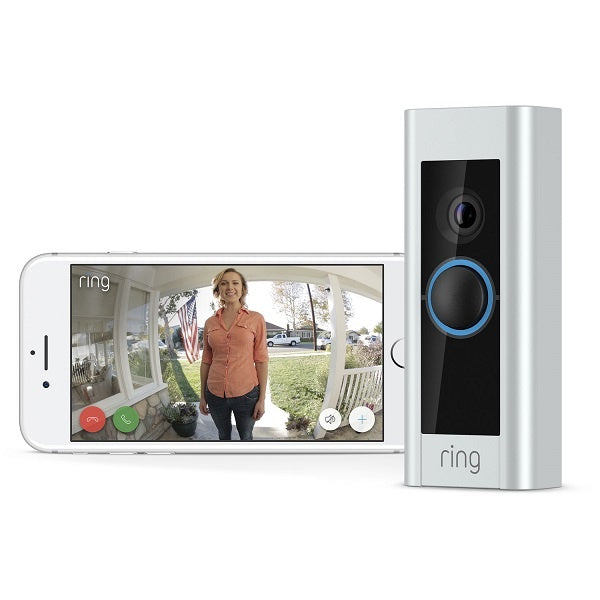 Ring Video Doorbell Pro Satin Nickel