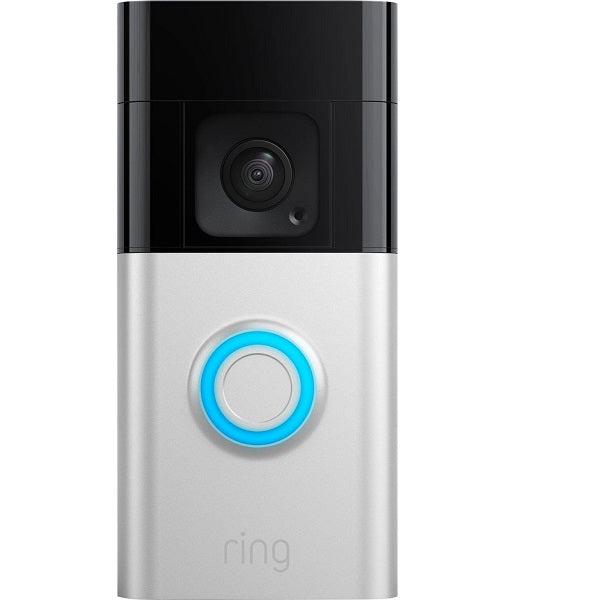 Ring Battery Doorbell Plus Smart Wi-Fi Video Doorbell - Satin Nickel